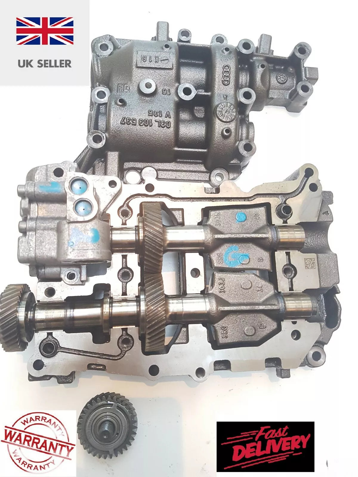 oil pump conversion 2.0 tdi 03L103537 frame with 1 year warranty 105D with 2x canals