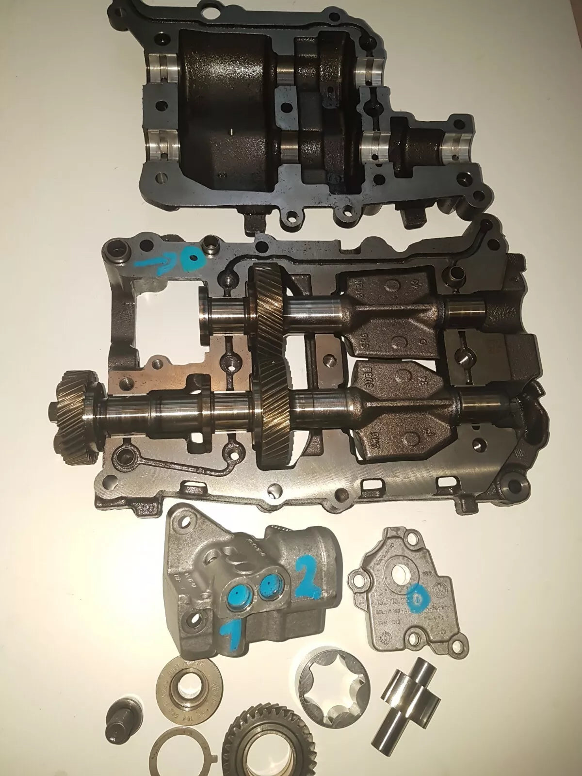 oil pump conversion 2.0 tdi 03L103537 frame with 1 year warranty 105D with 2x canals