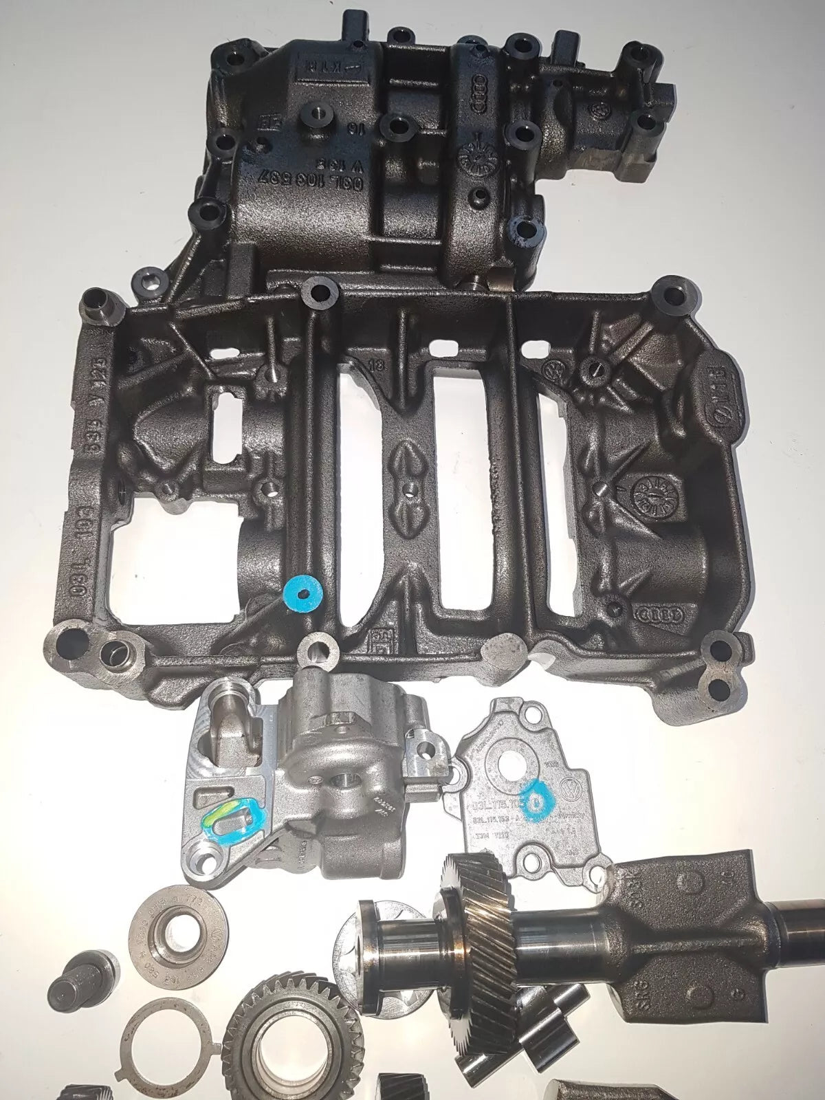 oil pump conversion 2.0 tdi 03L103537 frame with 1 year warranty 105D with 2x canals
