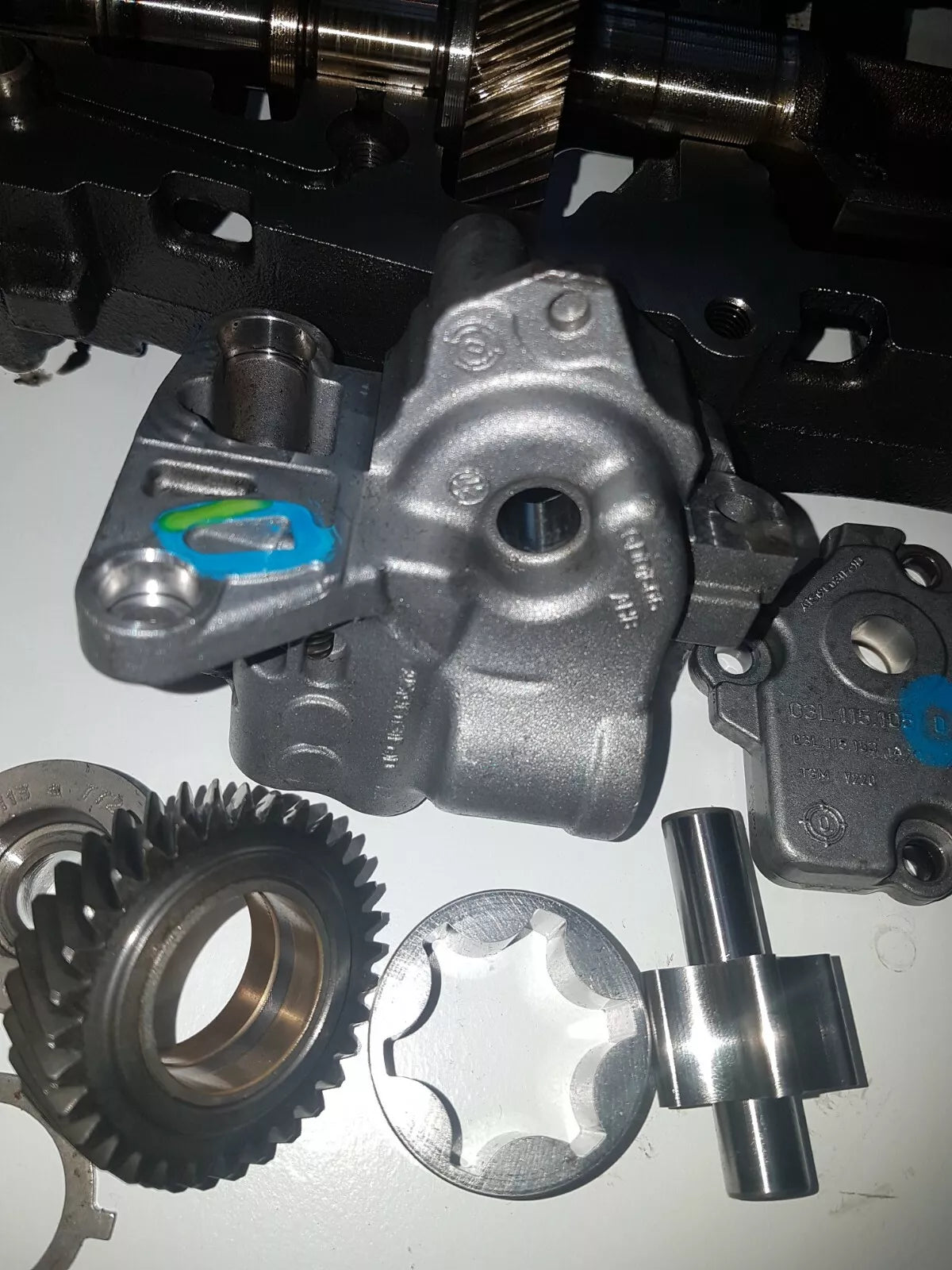 oil pump conversion 2.0 tdi 03L103537 frame with 1 year warranty 105D with 2x canals