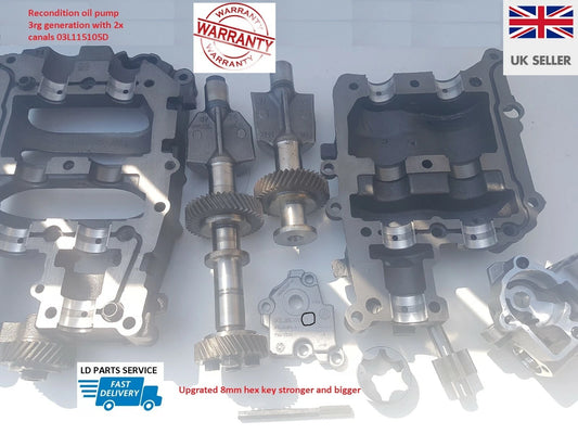Audi A4 2013UPGRADED OIL PUMP & BALANCE SHAFT 2.0 TDI 03L103535 03L115105F - D