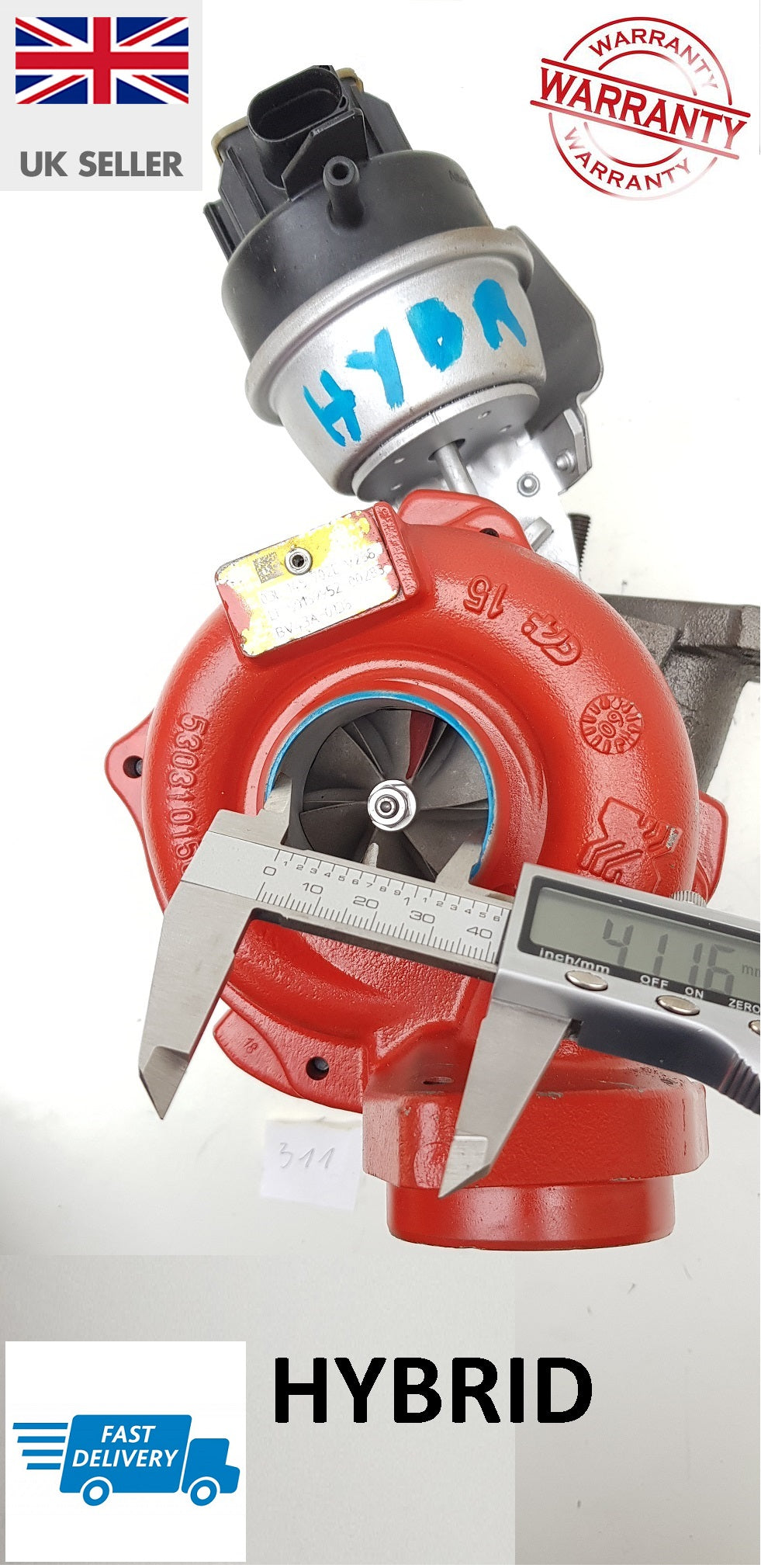 CAH hybrid turbocharger