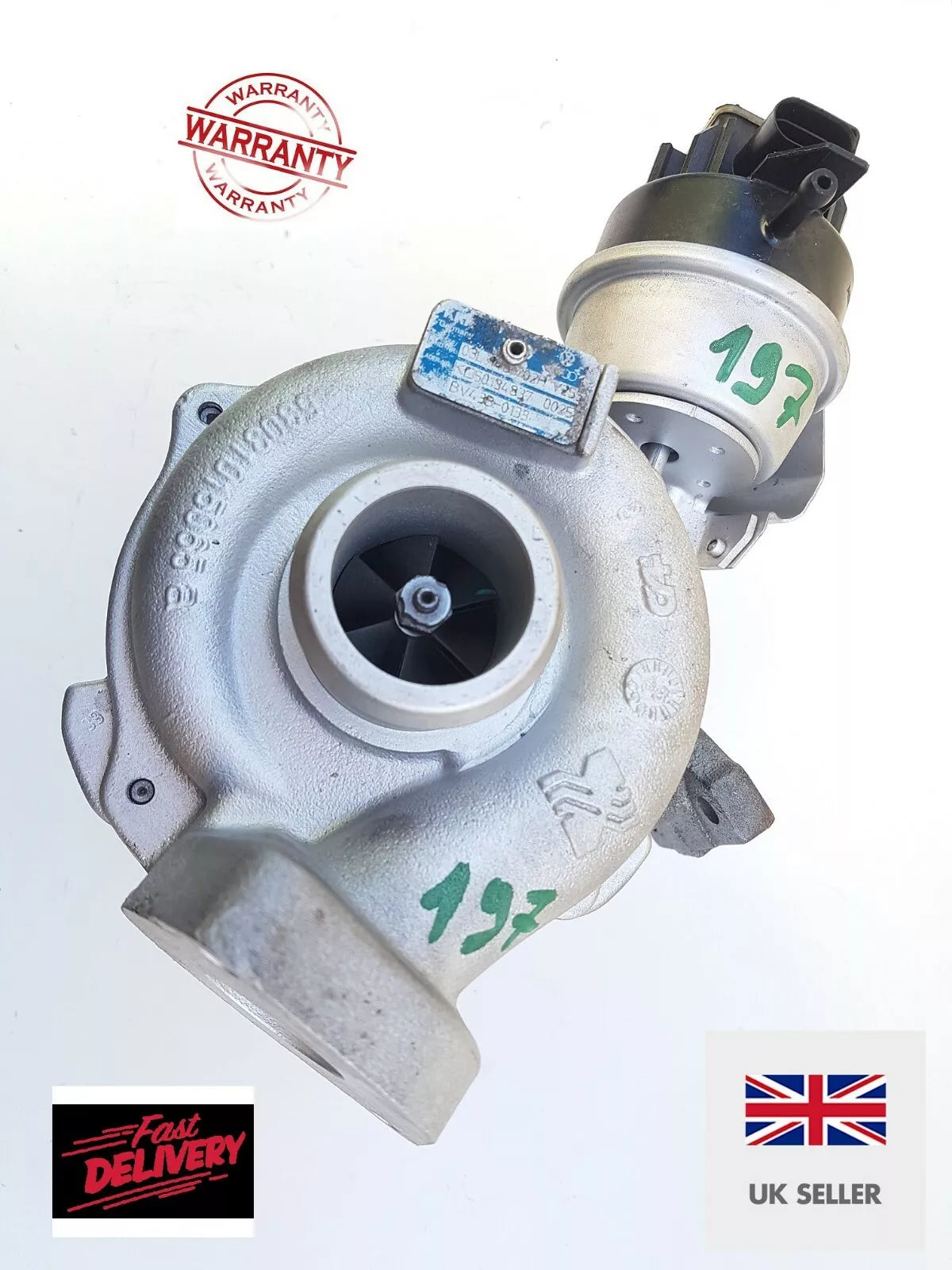 Audi 2.0TDI 143HP-105KW 53039700140 / 190 Turbocharger 03L145702h CAG Genue