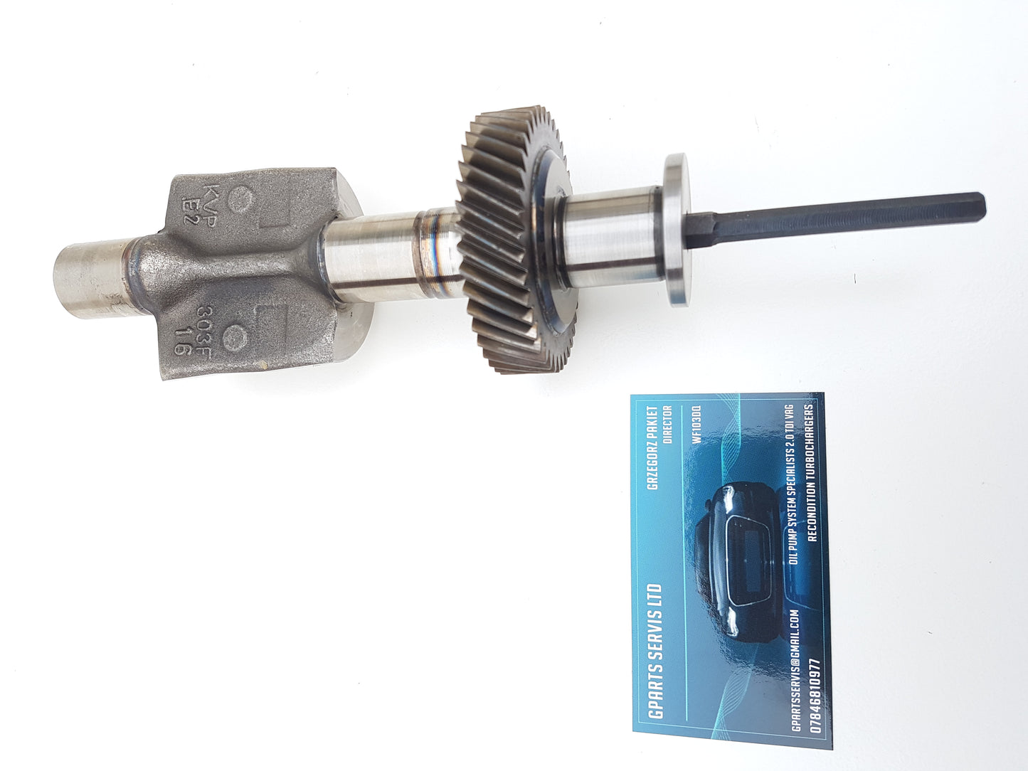 Extra payment for upgrated oil pump 1 to 3 years warranty