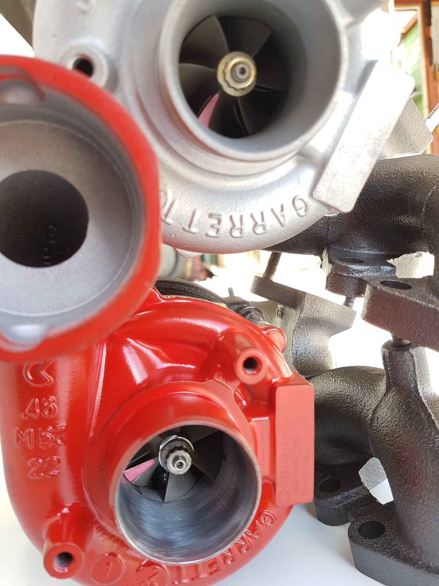 Genue GARRETT HYBRID TURBOCHARGER AUDI SEAT SKODA VW 2.0 TDI BKD AZV PD140-170