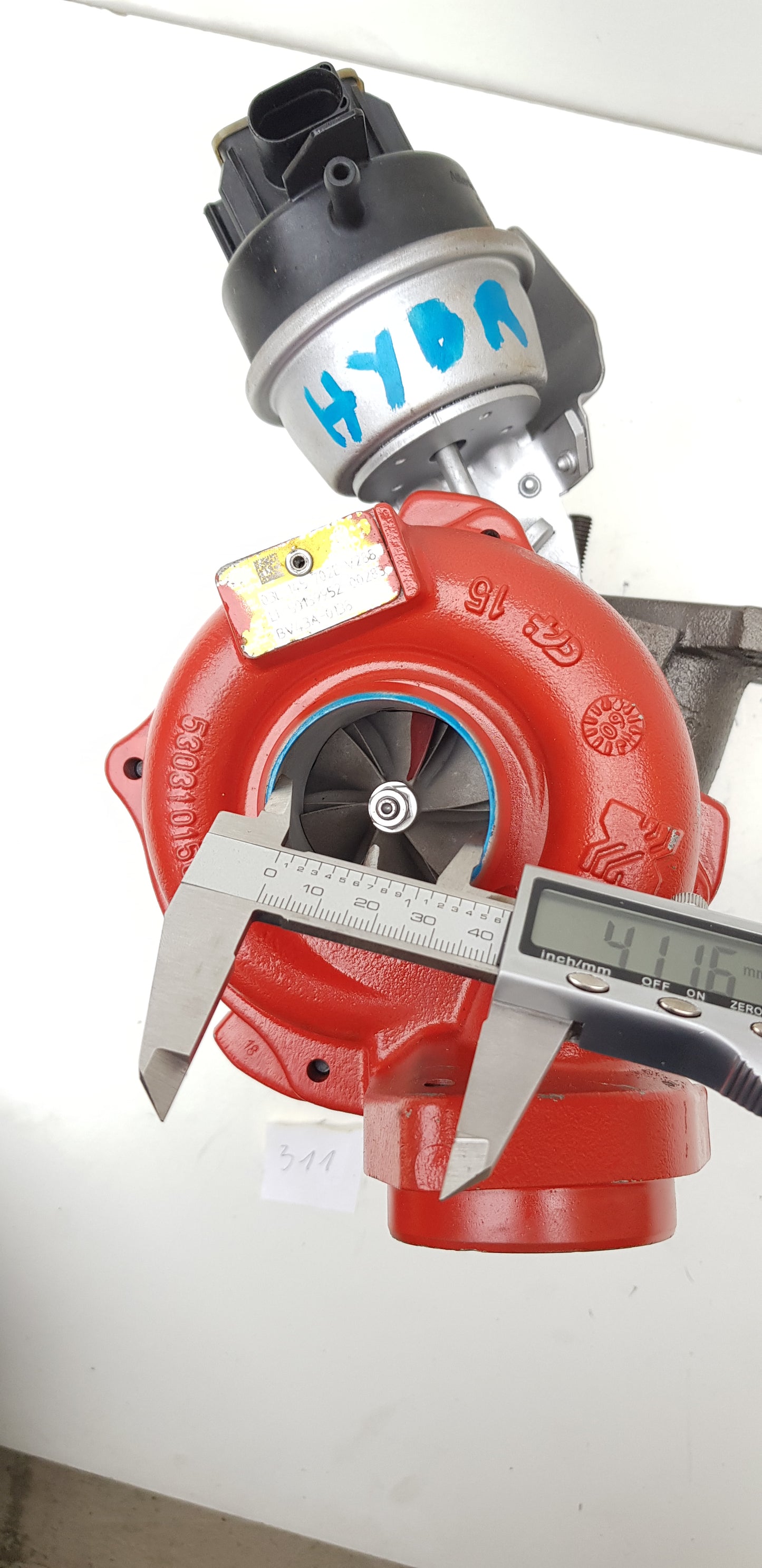 CAH hybrid turbocharger