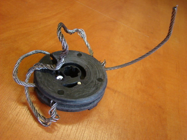 Recondition stronger than original spare wheel carrier with aluminium gear and aluminium reel